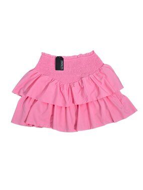 NWT | Anrilita Bubblegum Pink Tiered Ruffle Skort Smocked Waist with Liner | XXL